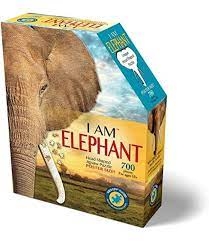 ELEPHANT GEAD SHAPED PUZZEL 300 STUKJES ()